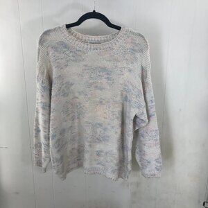 vintage Across America pastel cotton knit sweater size M